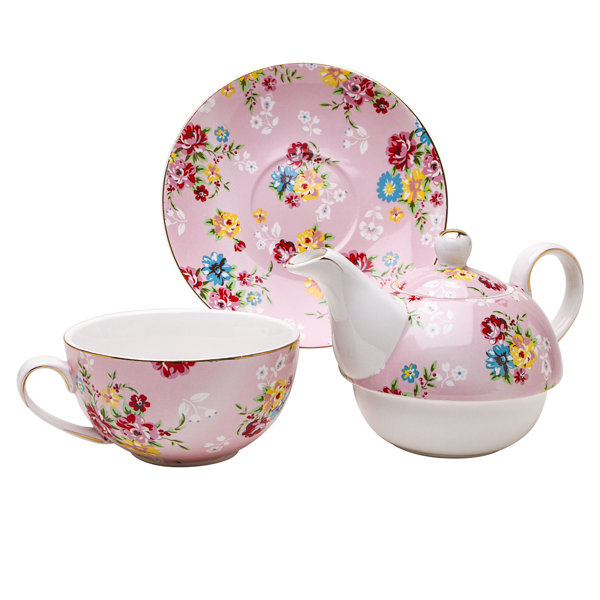 Ophelia & Co. Porcelain Tea For One Set Wayfair